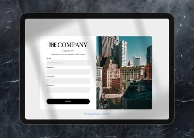 Mockups – File Conversion App